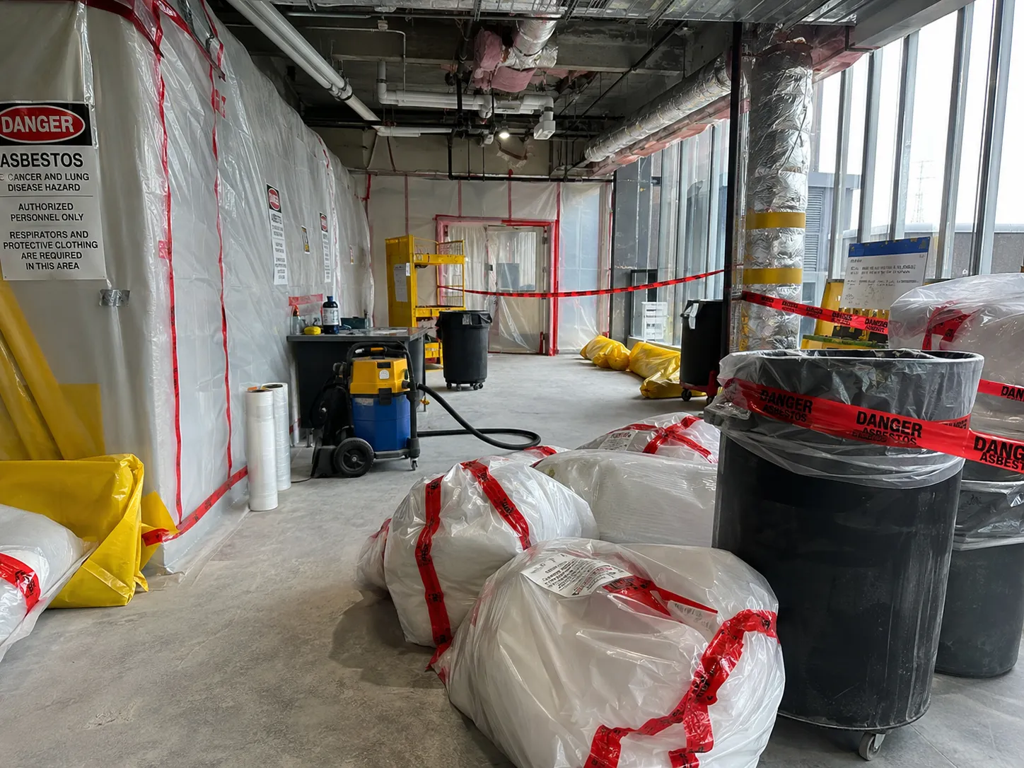 Completed Asbestos Abatement installation in Markham by Harrowgate Group