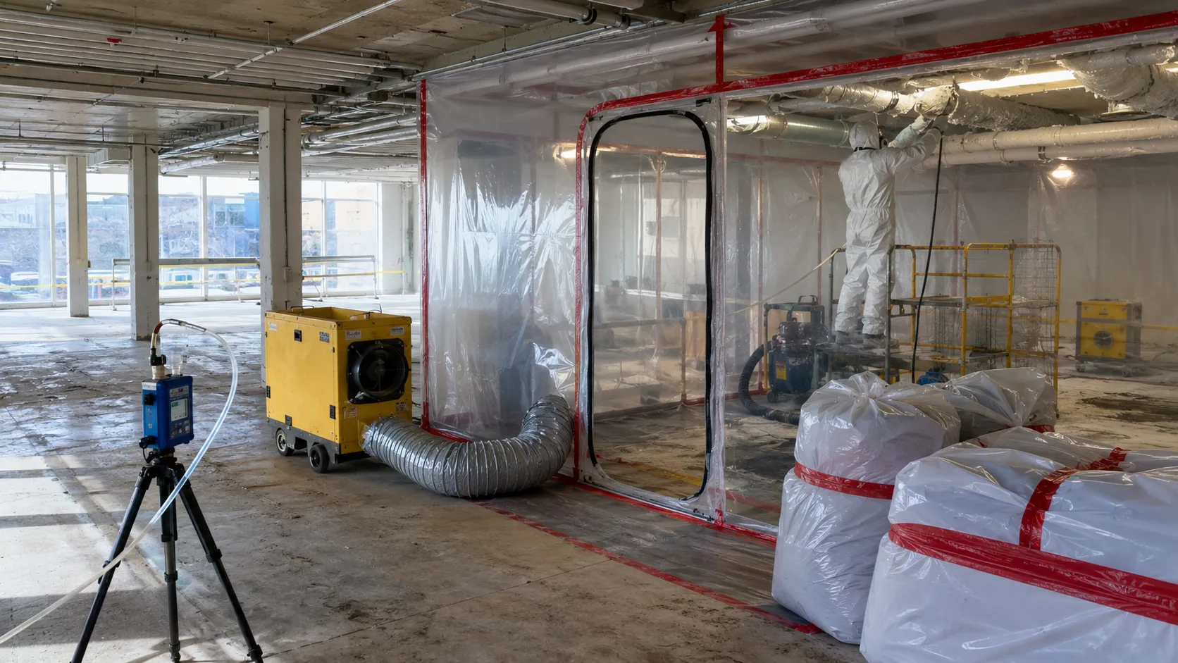 Asbestos Abatement in Markham, Ontario, self-performed and completed by Harrowgate Group