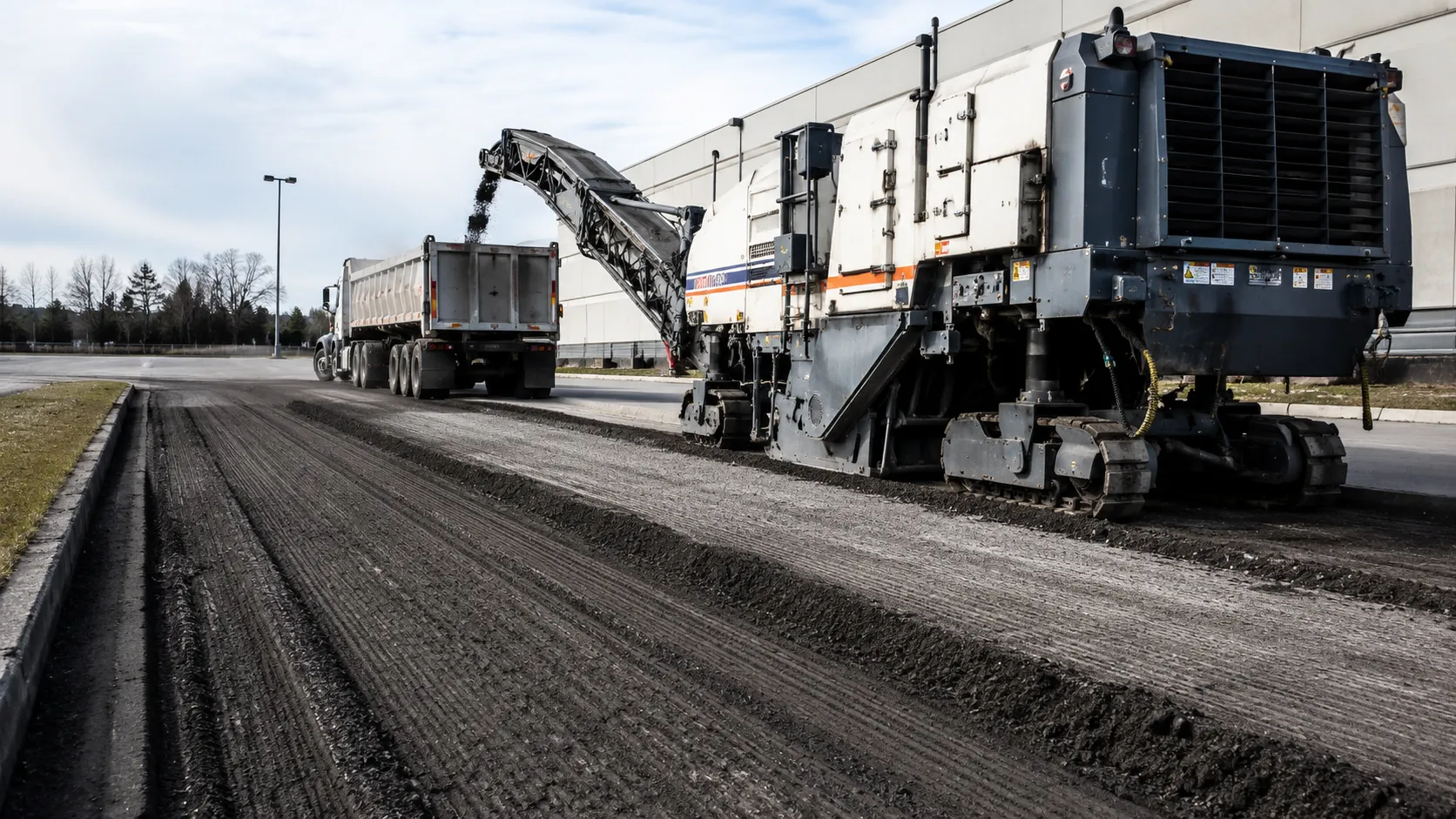 Asphalt Milling in Pickering, Ontario, self-performed and completed by Harrowgate Group