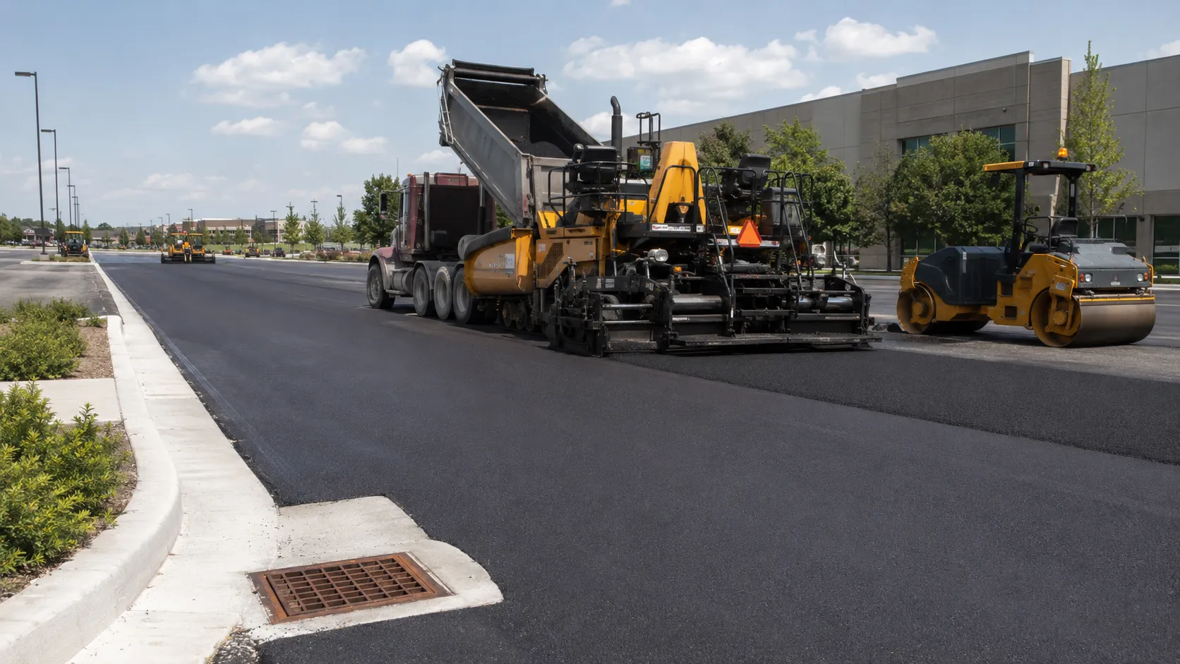 Asphalt Paving Contractor, self-performed and completed by Harrowgate Group