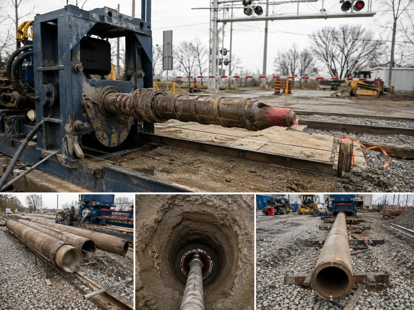Completed Auger Boring and Pipe Ramming installation in Pickering by Harrowgate Group