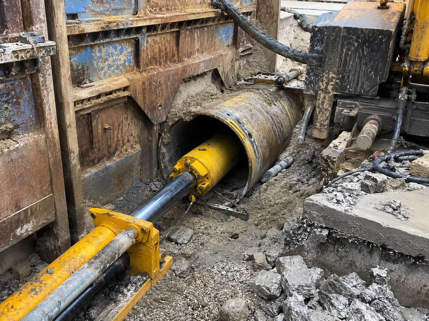 Auger Boring and Pipe Ramming in Pickering being built and completed on site by Harrowgate Group