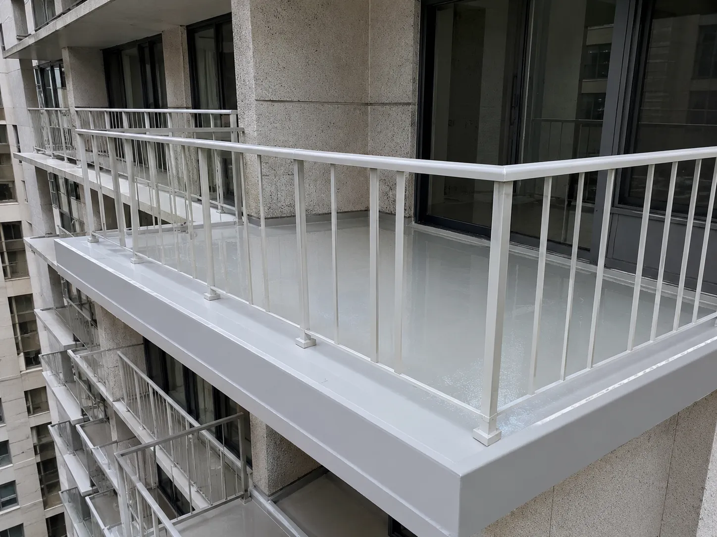 Completed Balcony Restoration installation in Markham by Harrowgate Group