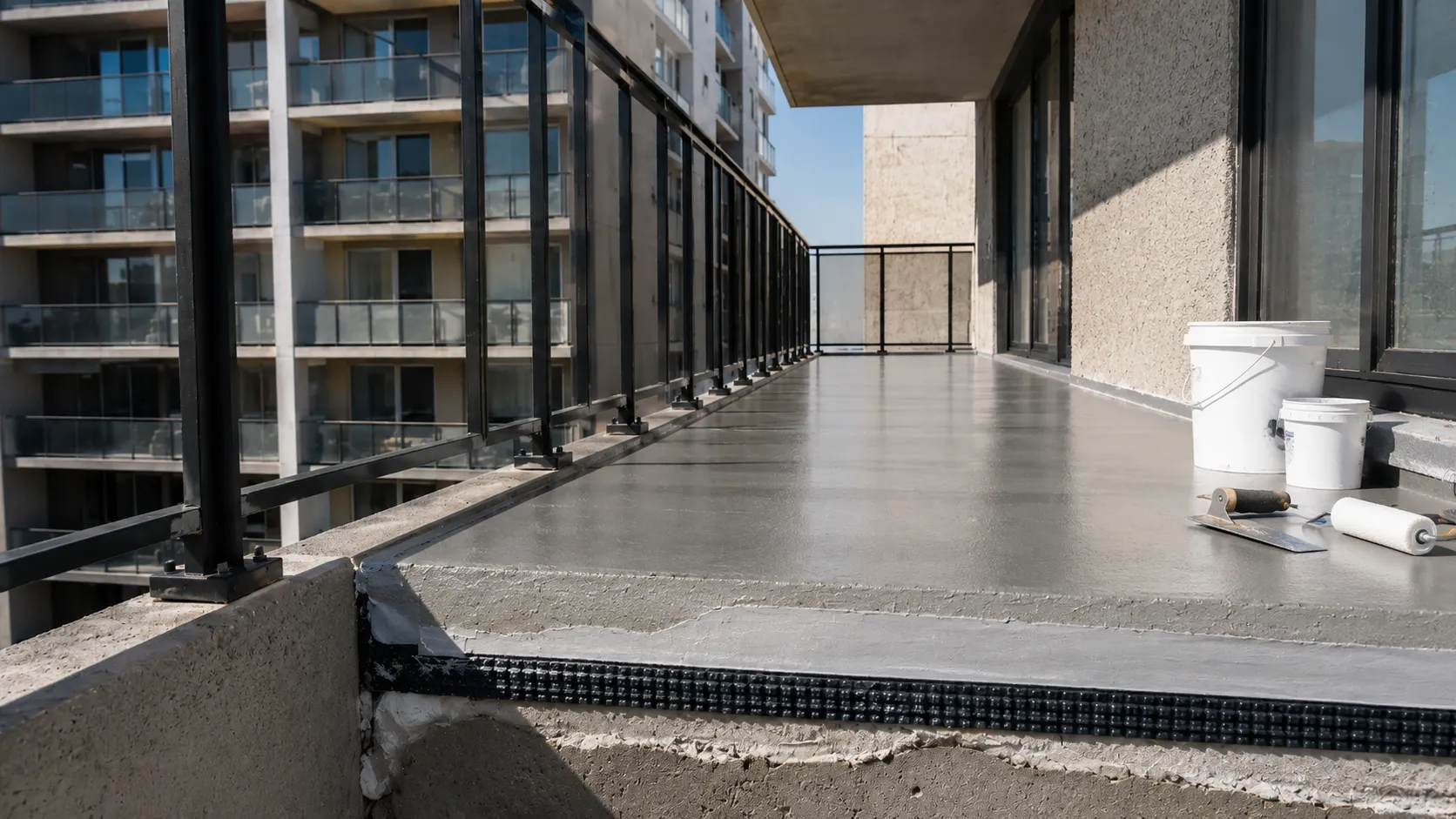 Balcony Restoration in Markham, Ontario, self-performed and completed by Harrowgate Group