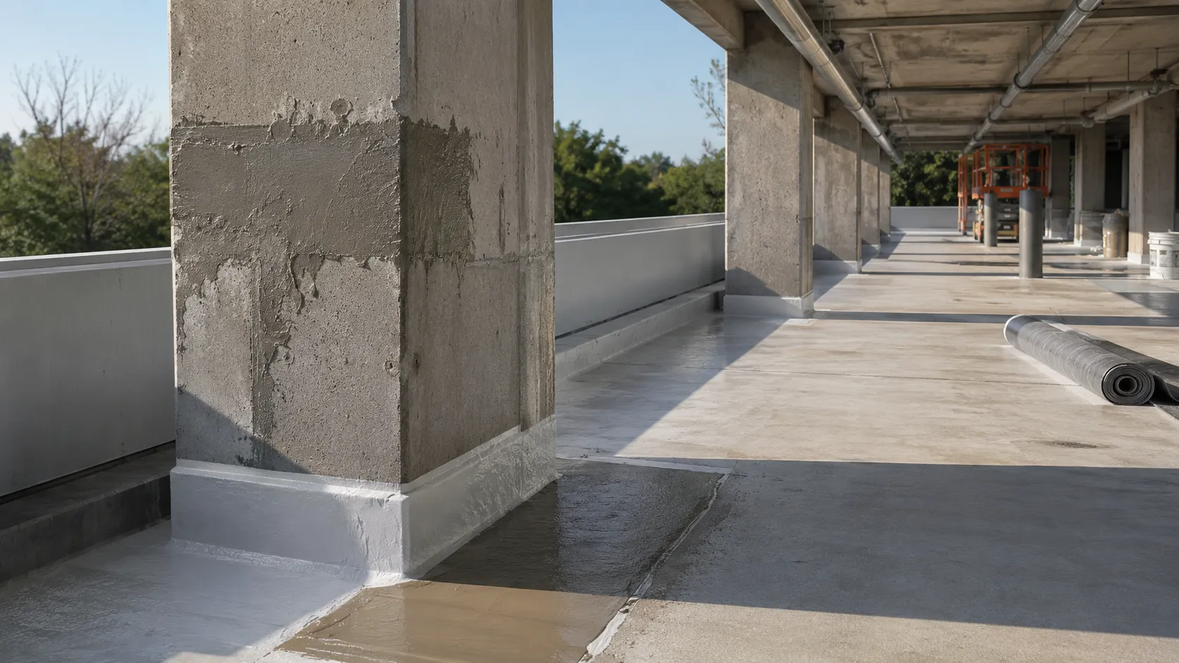 Building Restoration in Aurora, Ontario, self-performed and completed by Harrowgate Group