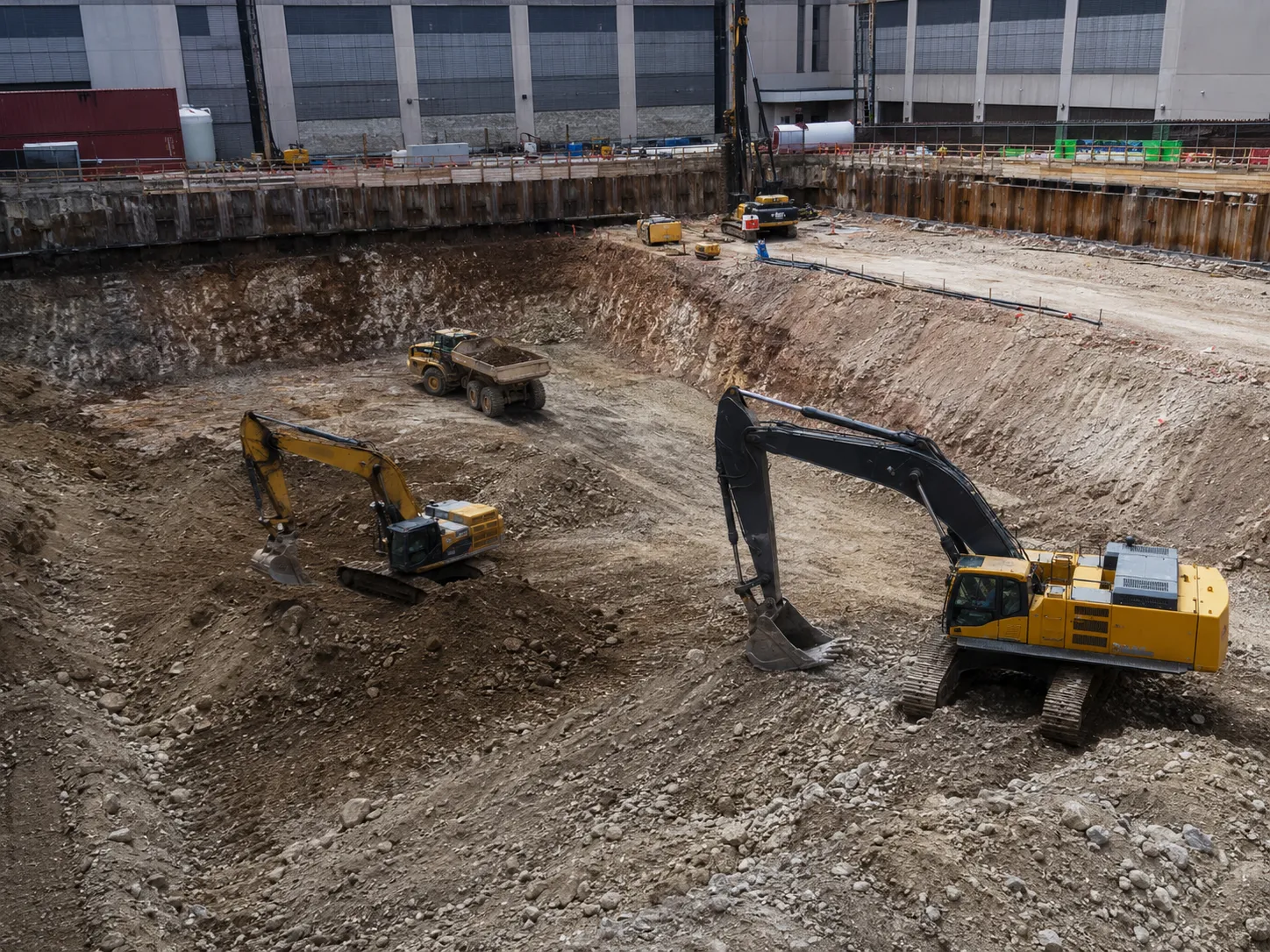 Completed Bulk and Foundation Excavation installation in Aurora by Harrowgate Group