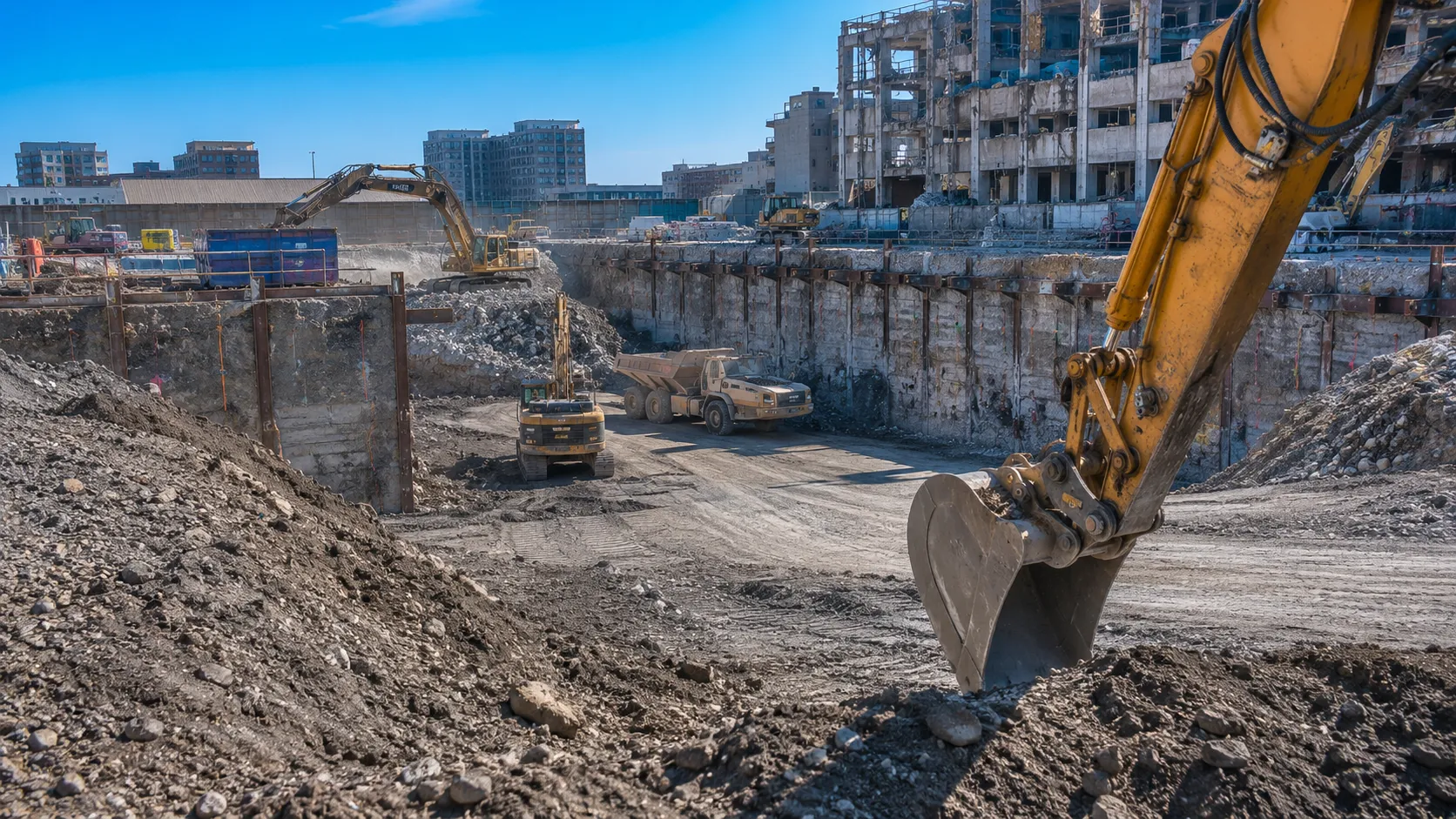 Bulk and Foundation Excavation, self-performed and completed by Harrowgate Group