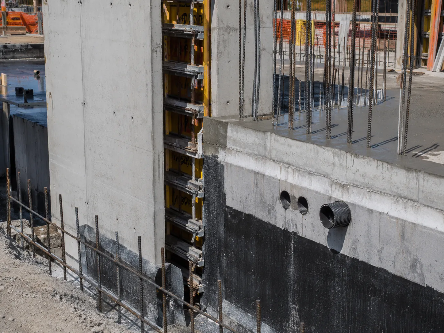 Cast-in-Place Concrete and Formwork in Markham being built and completed on site by Harrowgate Group