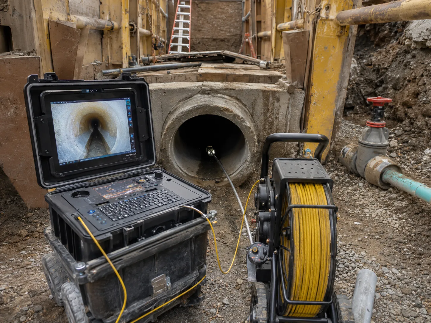 Completed CCTV Sewer Inspection installation in Markham by Harrowgate Group