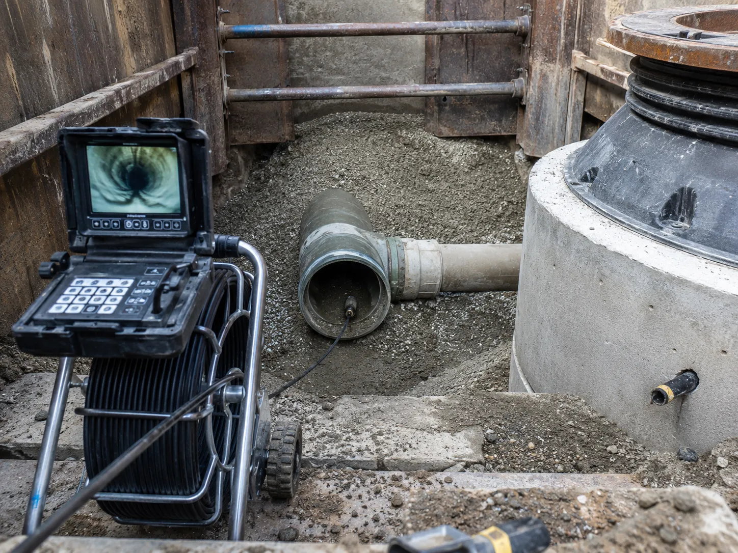 CCTV Sewer Inspection in Markham being built and completed on site by Harrowgate Group