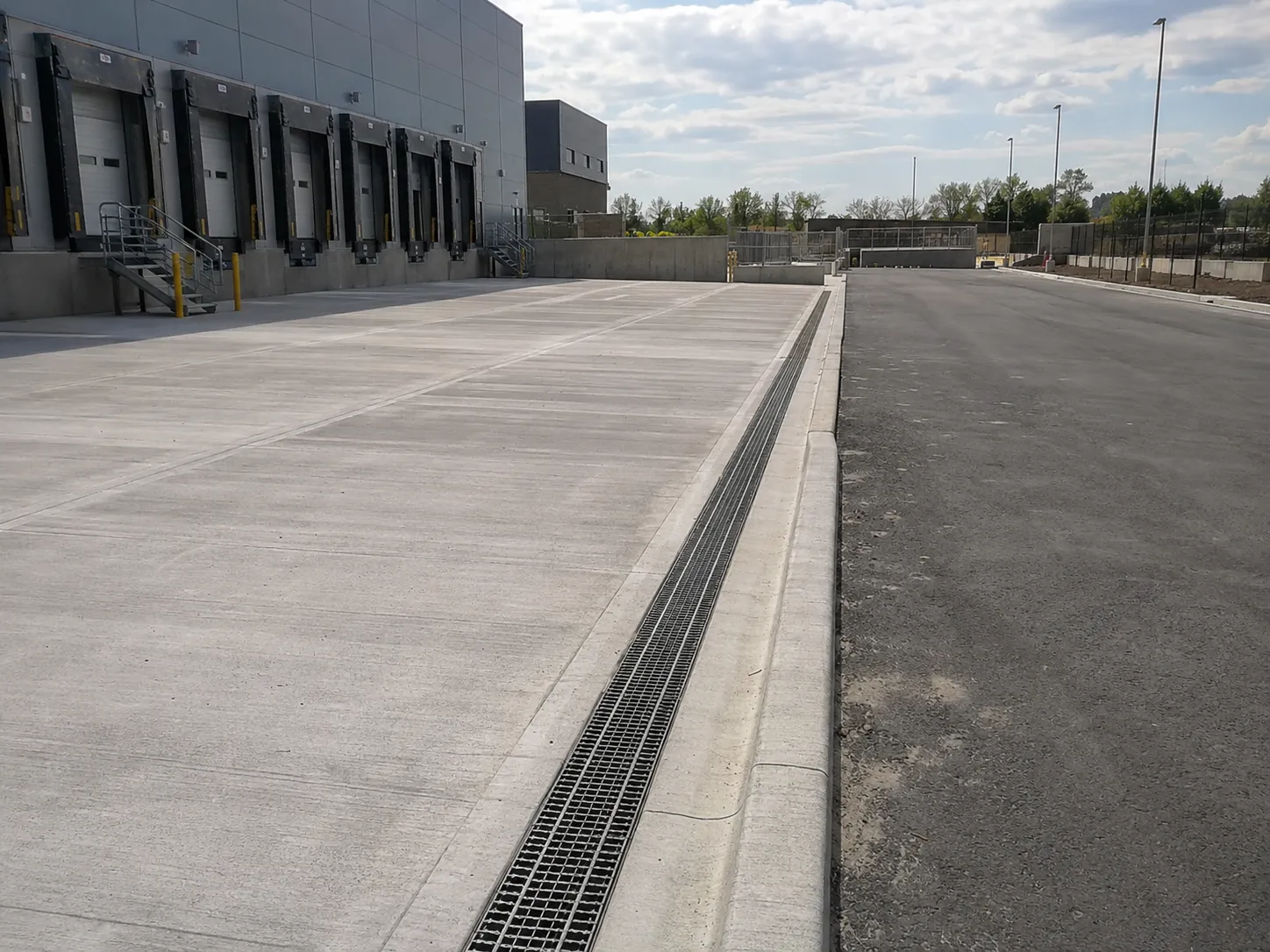Completed Commercial Concrete Contractor installation in Ajax by Harrowgate Group