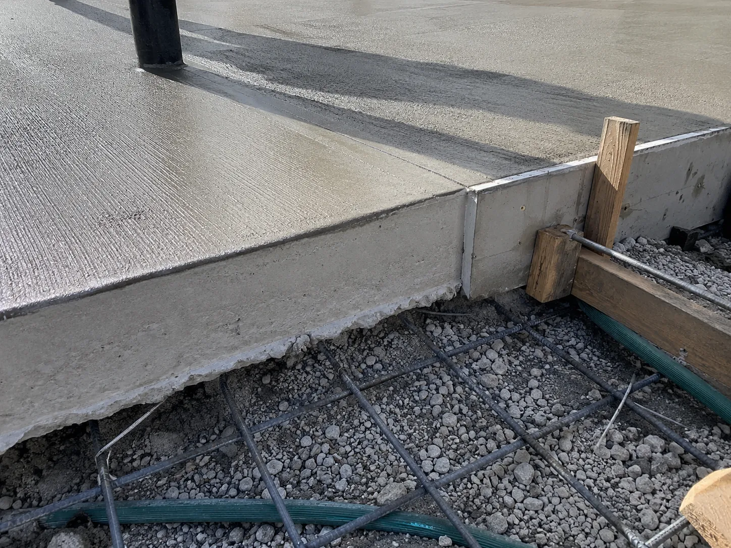 Commercial Concrete Patios and Landings in Markham being built and completed on site by Harrowgate Group