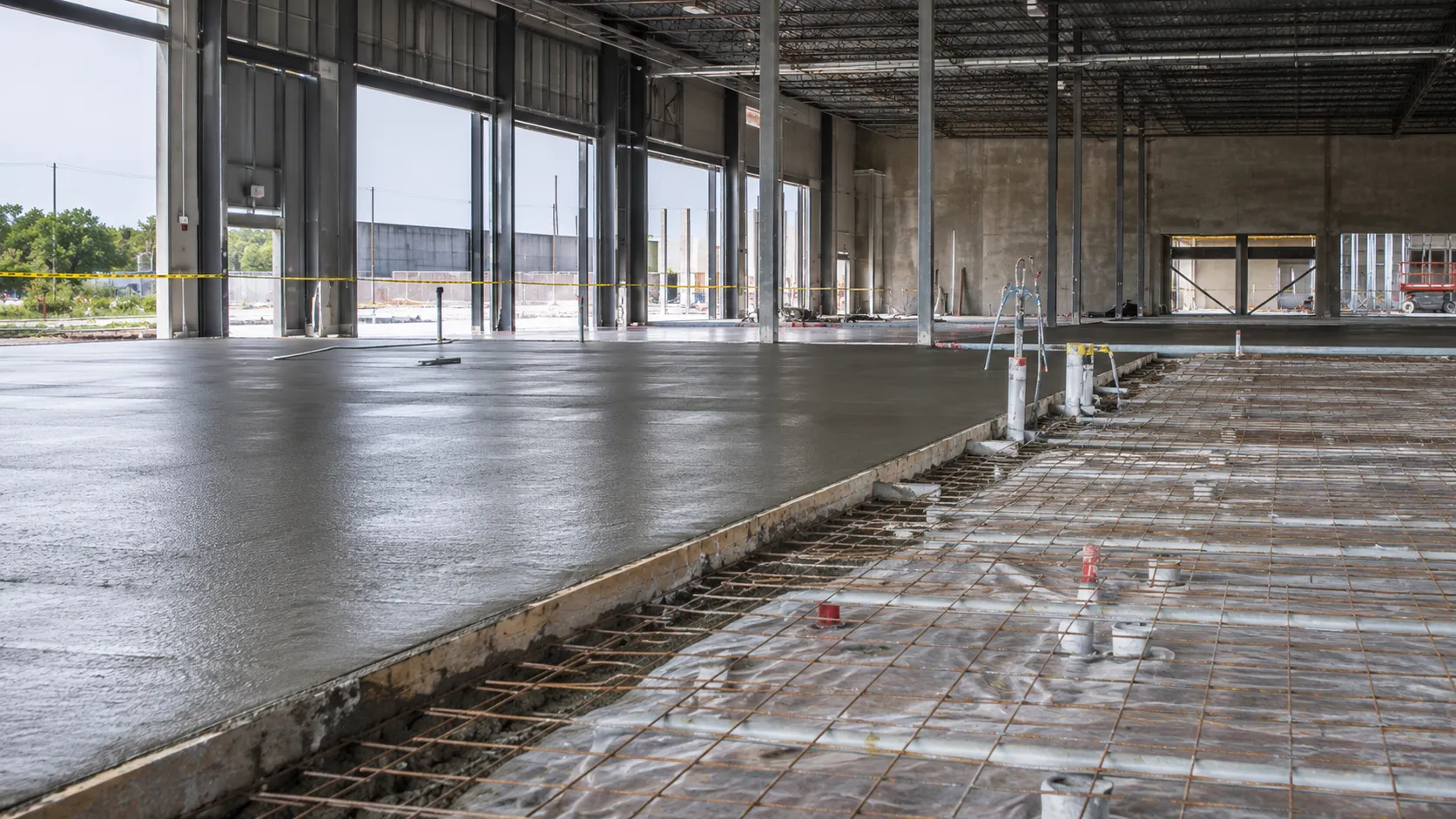 Commercial Concrete Slabs, self-performed and completed by Harrowgate Group