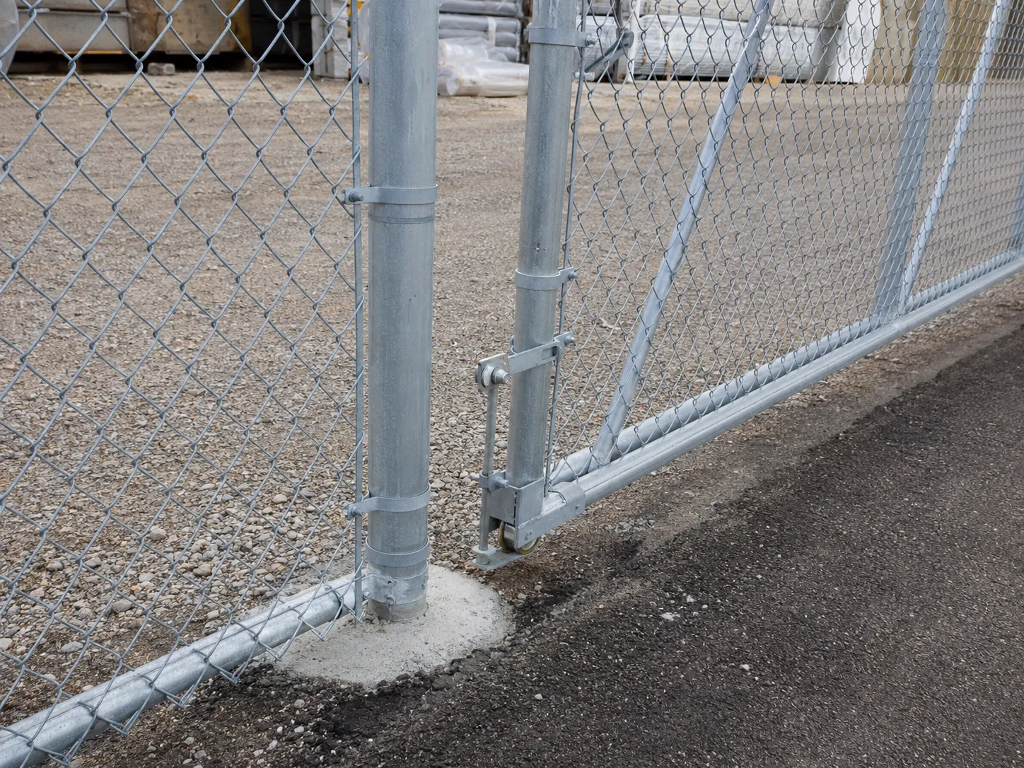 Commercial Fencing and Gates in Pickering being built and completed on site by Harrowgate Group
