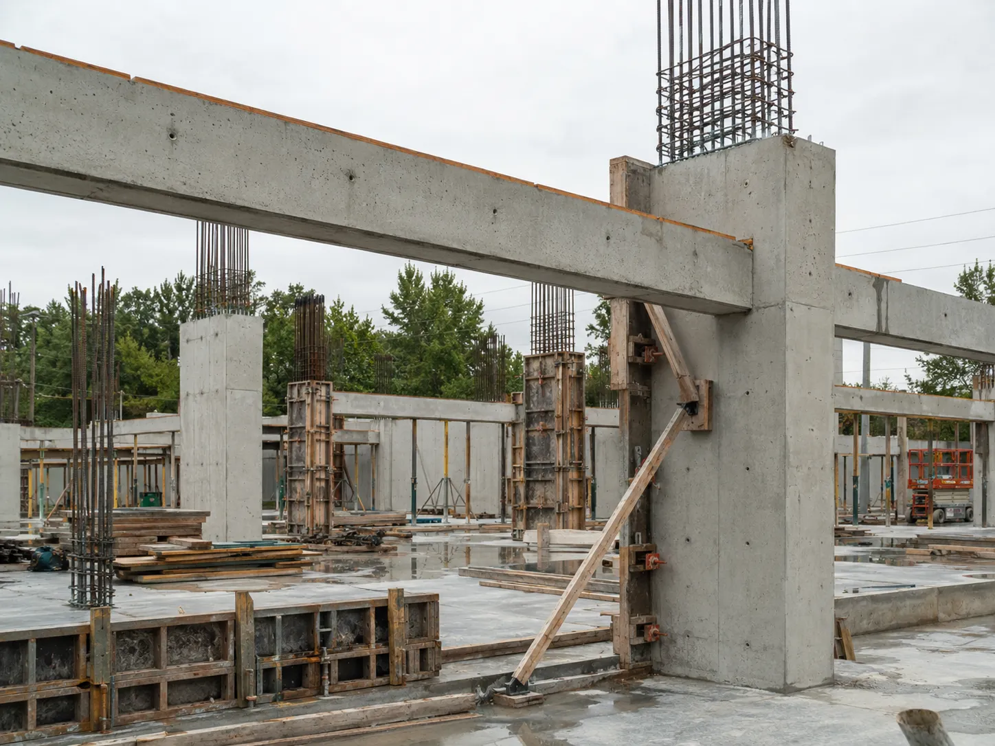 Completed Concrete Columns and Beams installation in Pickering by Harrowgate Group