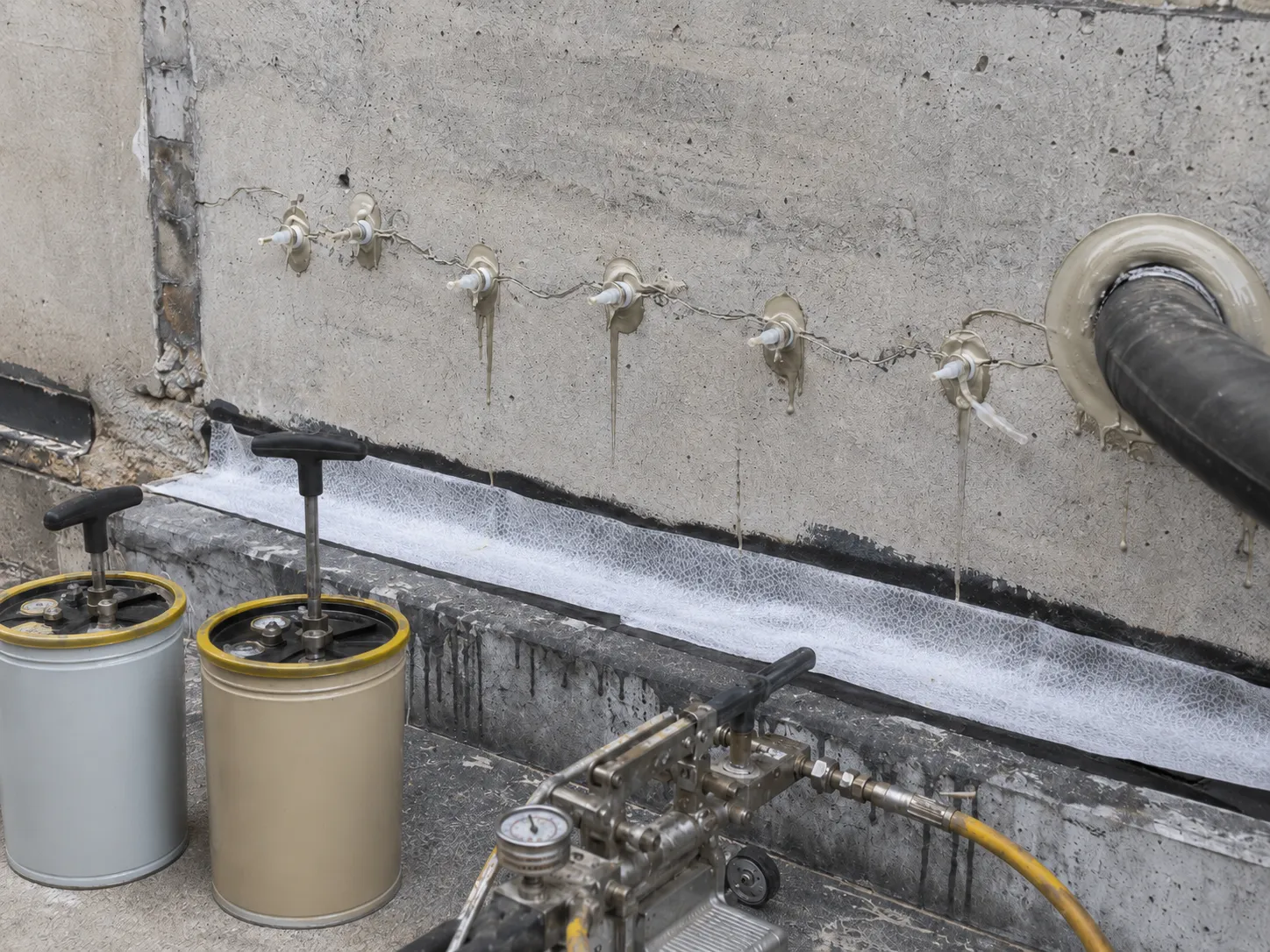 Concrete Crack Repair and Injection in Aurora being built and completed on site by Harrowgate Group