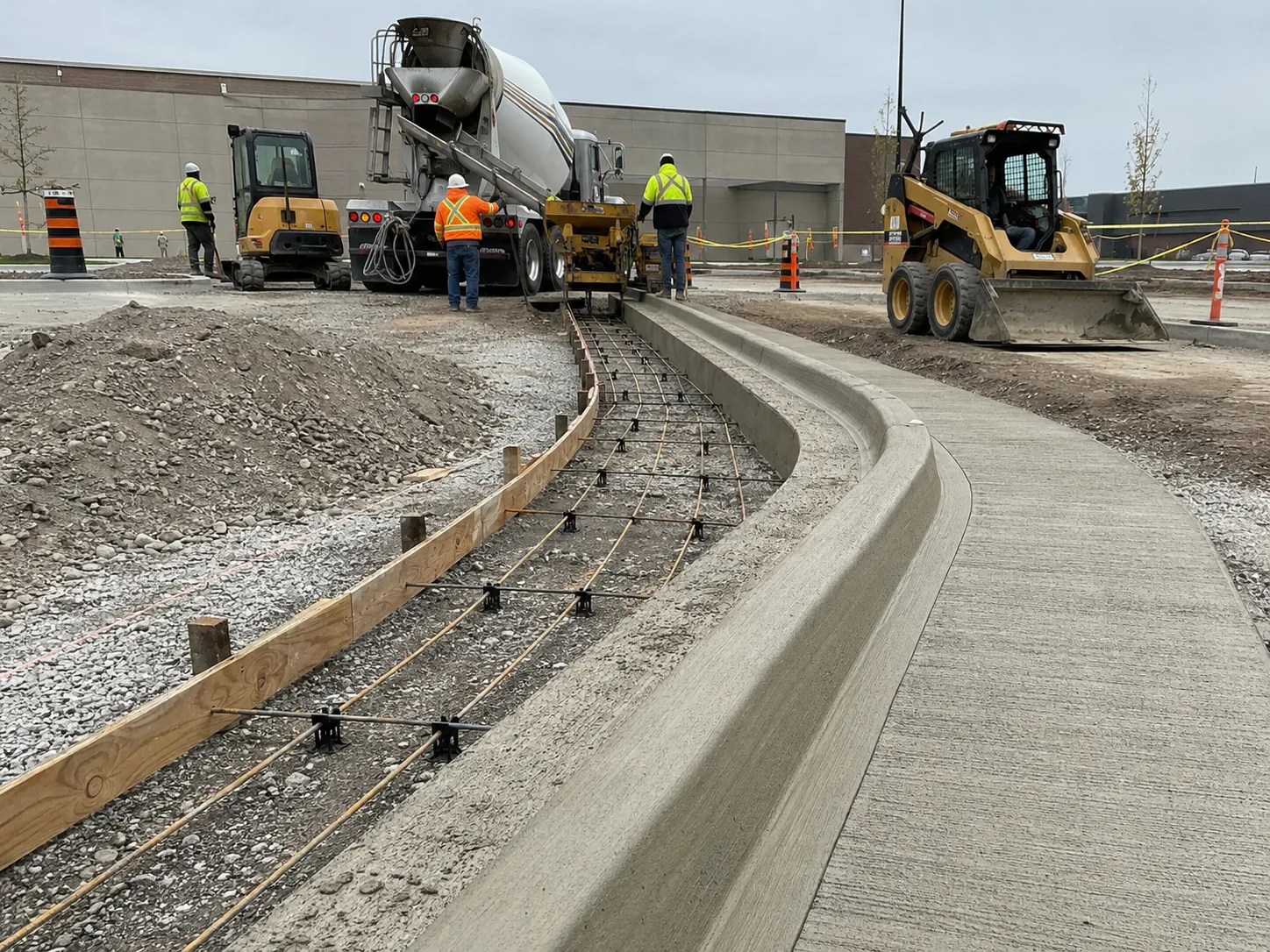 The Brampton market for concrete curbs and gutters for Concrete Curbs and Gutters in Brampton