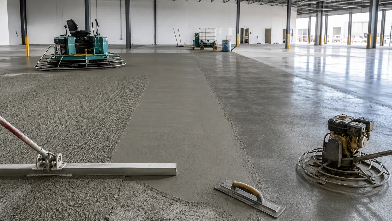Concrete Finishing in Markham, Ontario, self-performed and completed by Harrowgate Group