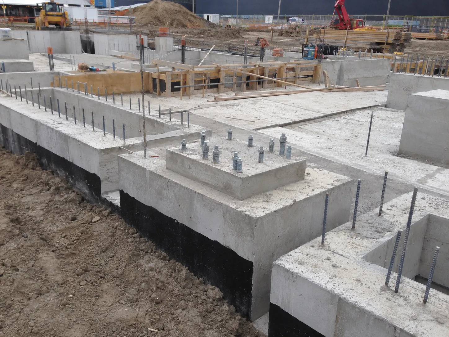 Completed Concrete Foundations installation in Toronto by Harrowgate Group