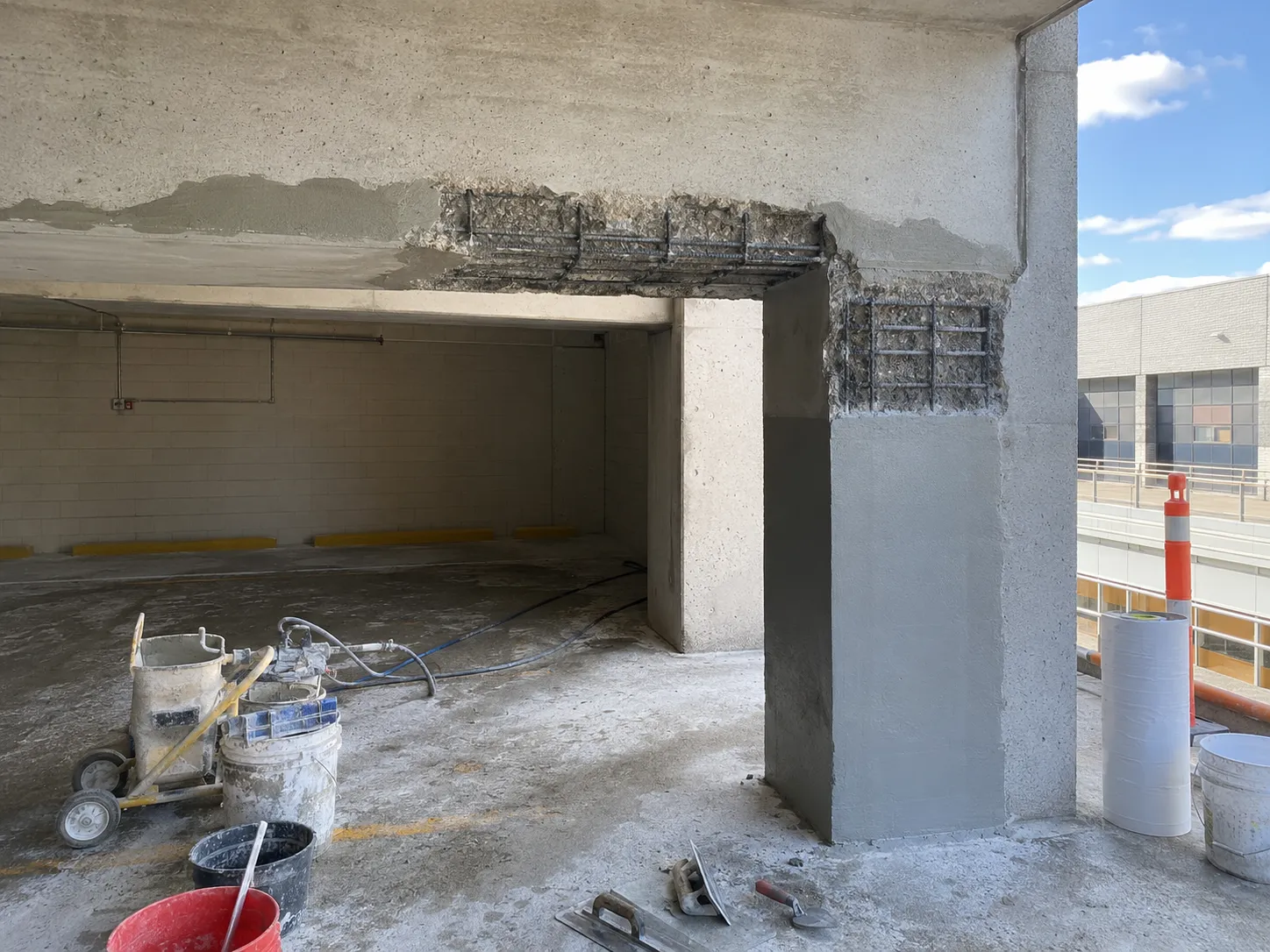 Completed Concrete Repair and Restoration installation in Hamilton by Harrowgate Group