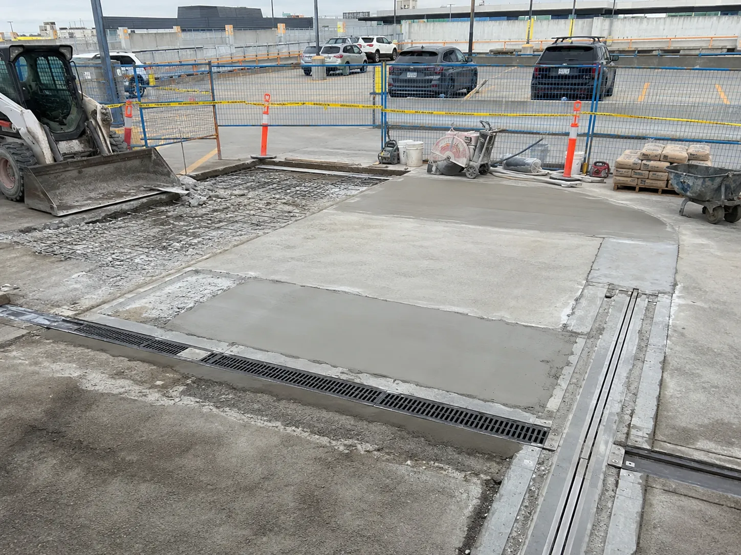 Completed Concrete Repair Contractor installation in Markham by Harrowgate Group