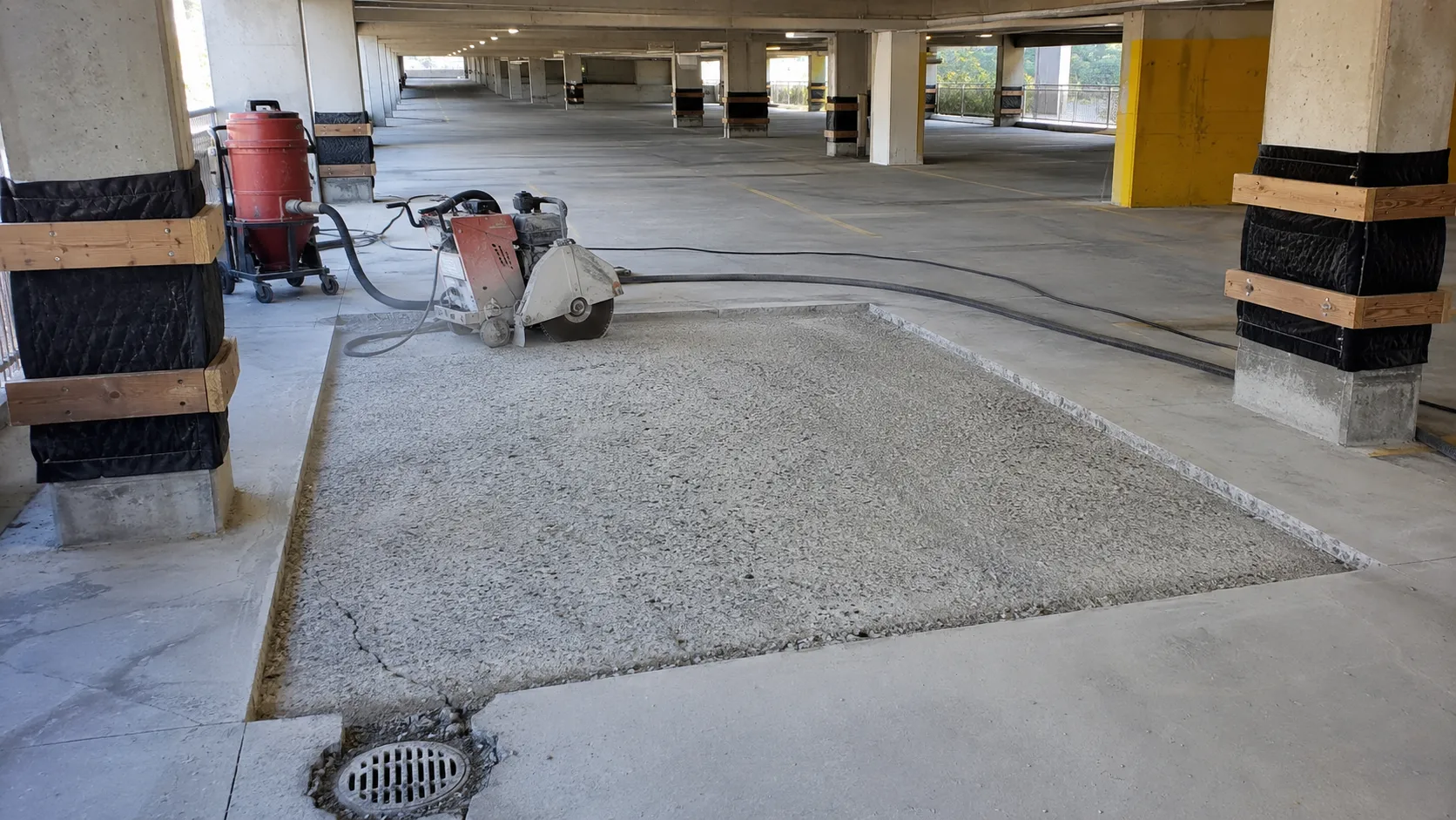Concrete Repair Contractor, self-performed and completed by Harrowgate Group