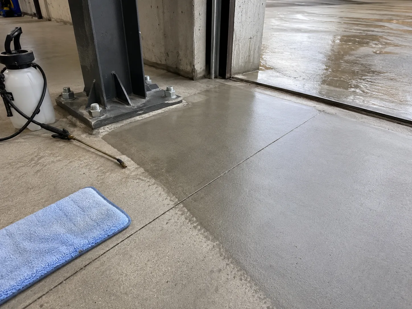 Concrete Sealing and Densifying in Pickering being built and completed on site by Harrowgate Group