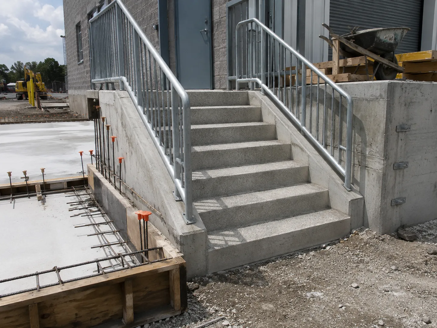 Completed Concrete Steps and Stairs installation in Pickering by Harrowgate Group