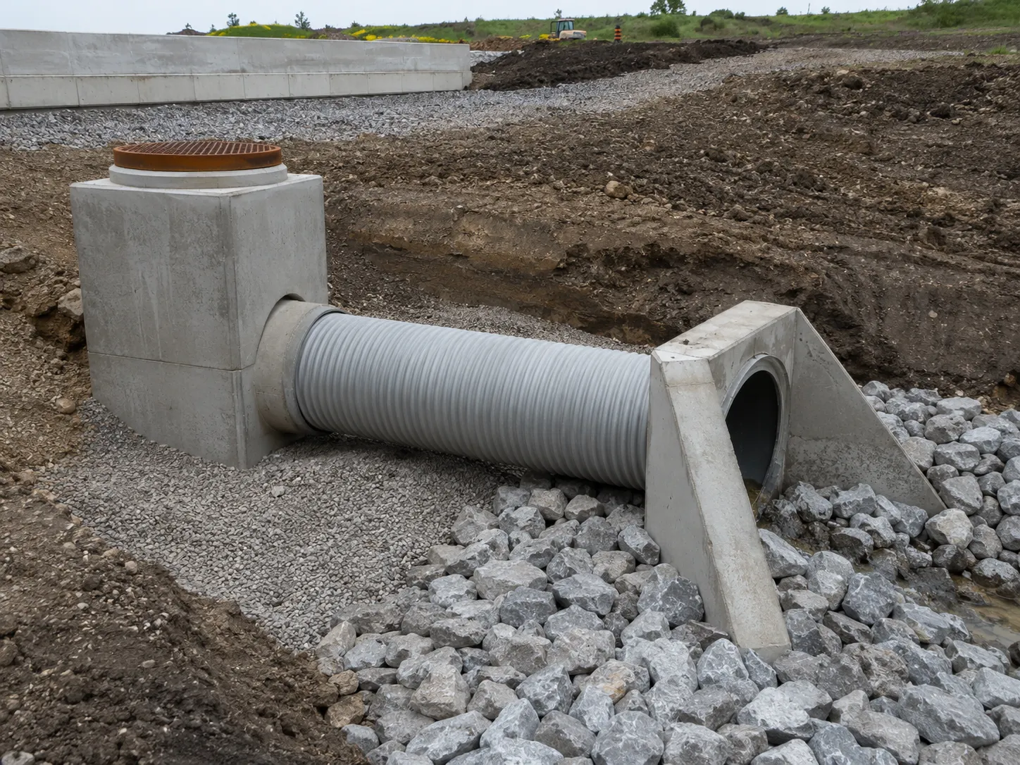 Culverts and Storm Structures in Markham being built and completed on site by Harrowgate Group