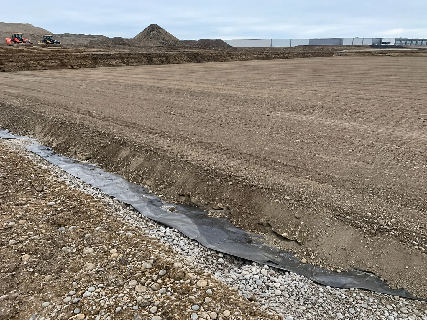Completed Cut and Fill and Compaction installation in Markham by Harrowgate Group