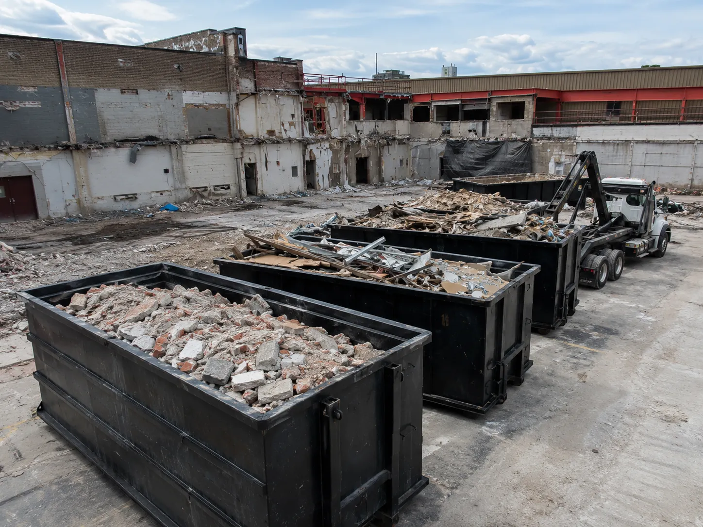 Completed Debris Removal and Disposal installation in Pickering by Harrowgate Group