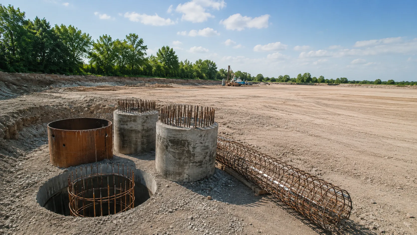 Deep Foundations and Caissons in Pickering, Ontario, self-performed and completed by Harrowgate Group