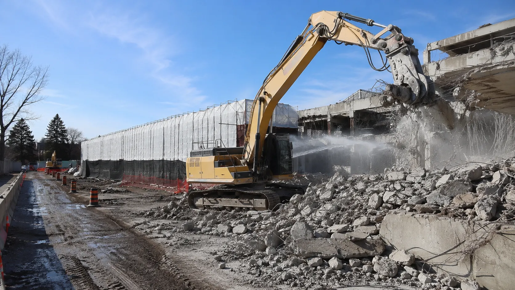 Demolition Contractor, self-performed and completed by Harrowgate Group