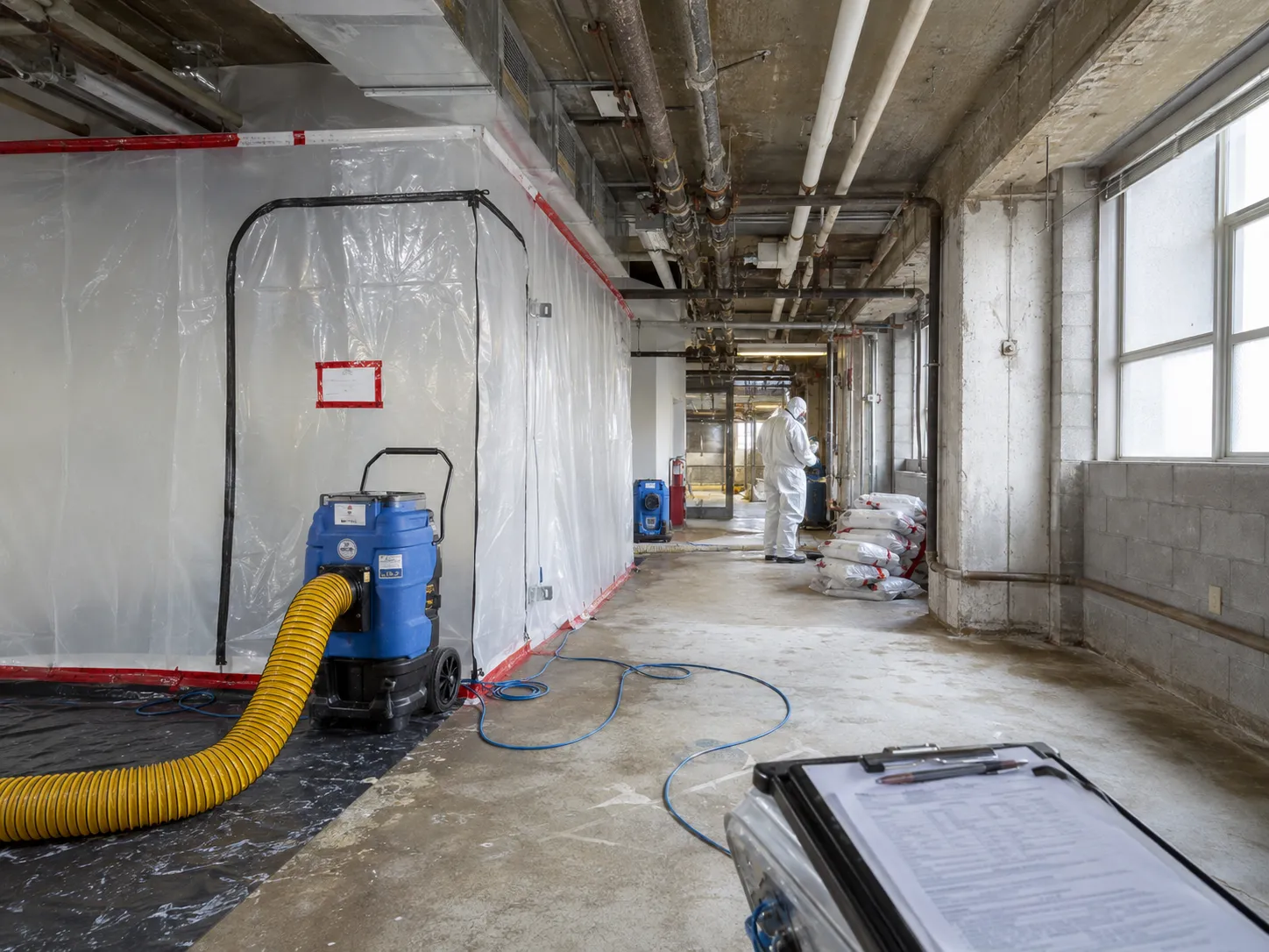 Completed Designated Substance Abatement installation in Toronto by Harrowgate Group