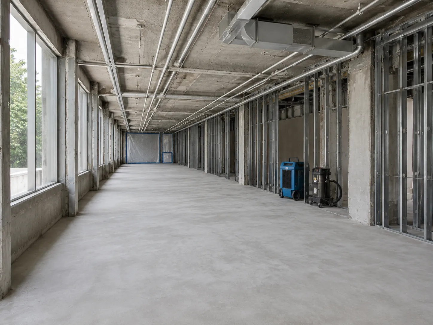 Completed Designated Substance Abatement installation by Harrowgate Group