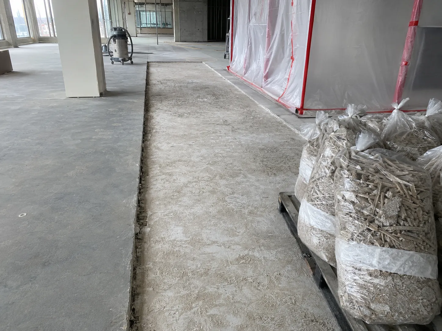 Designated Substance Abatement being built and completed on site by Harrowgate Group