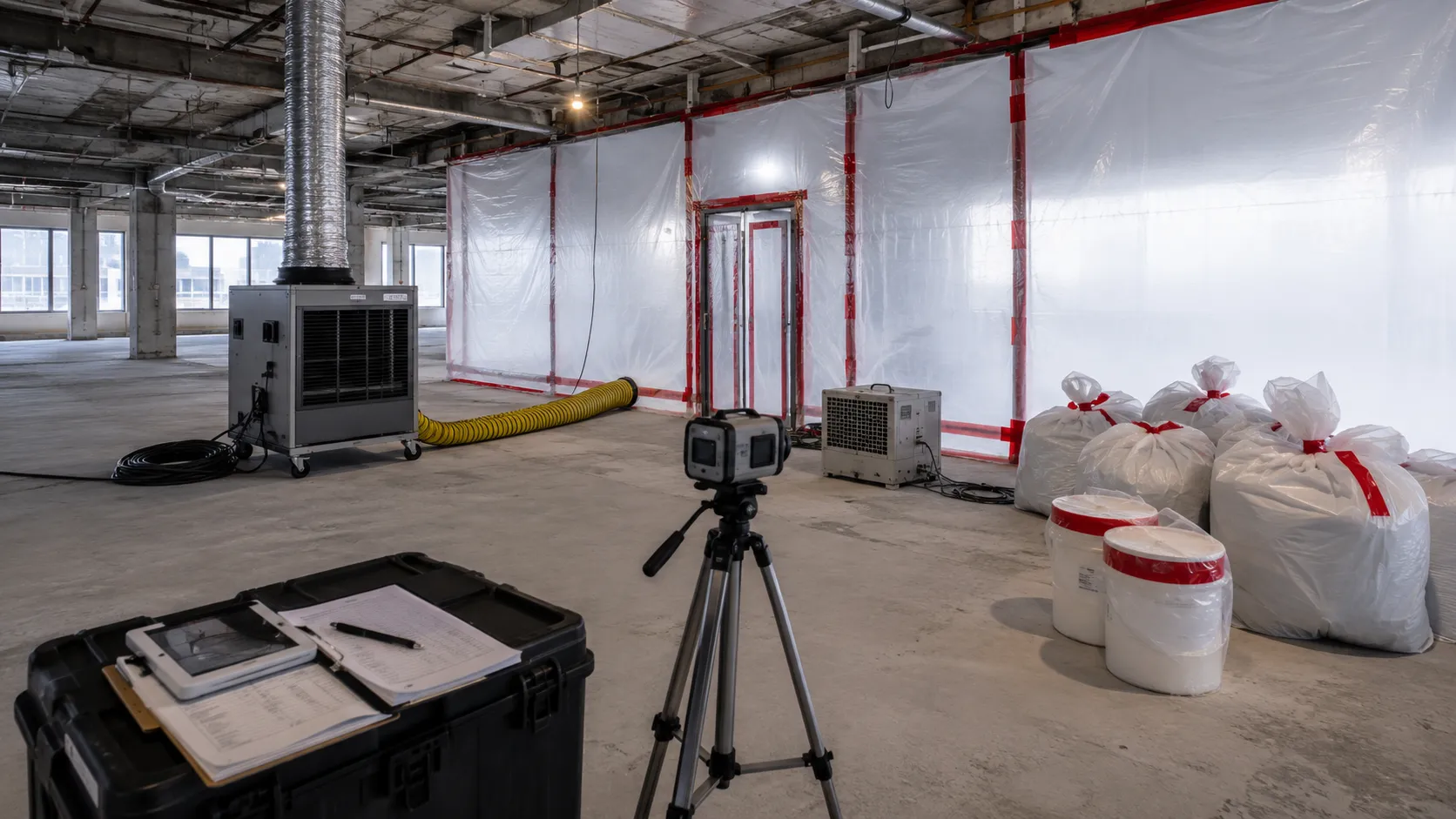 Designated Substance Abatement, self-performed and completed by Harrowgate Group