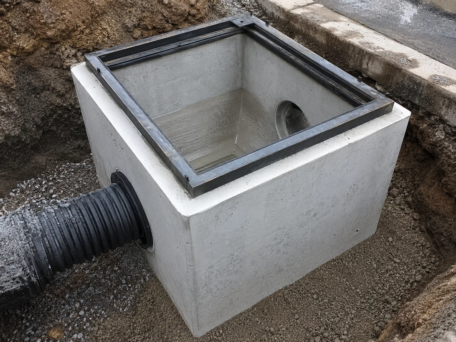 Drainage Contractor in Hamilton being built and completed on site by Harrowgate Group