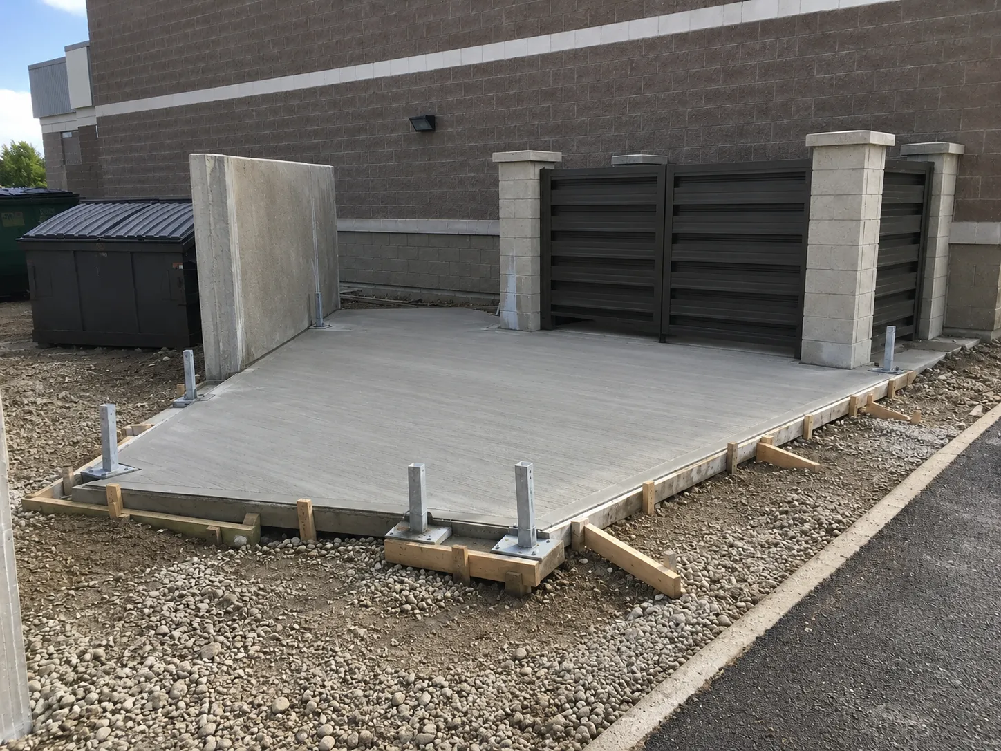 The Toronto market for dumpster and enclosure pads for Dumpster and Enclosure Pads in Toronto
