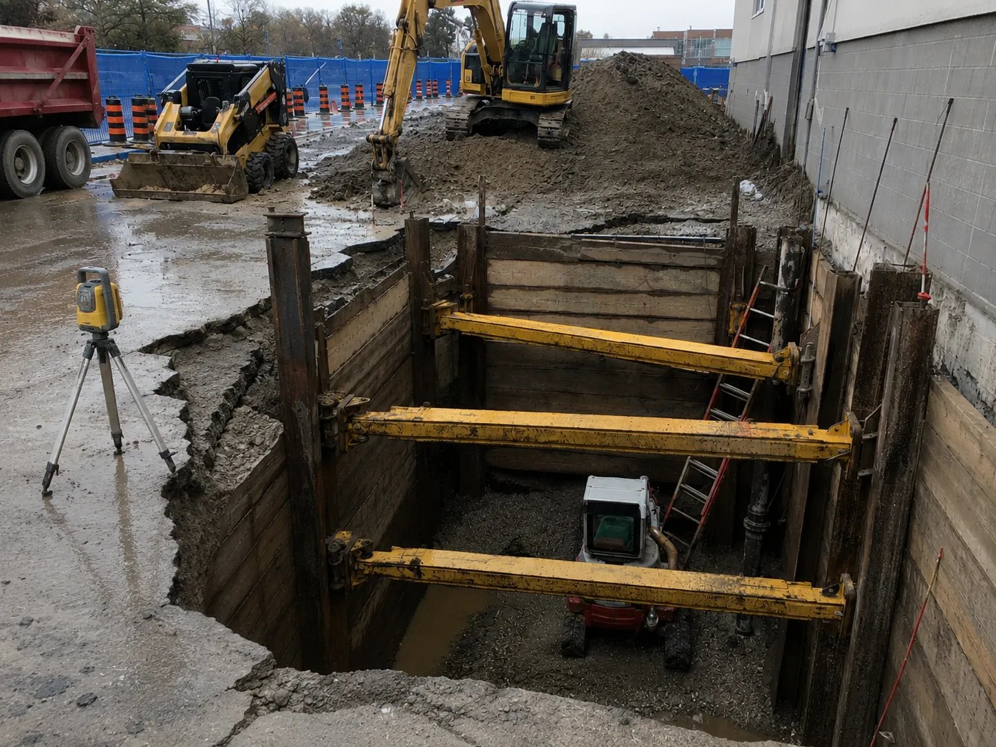 The Markham market for emergency excavation and shoring for Emergency Excavation and Shoring in Markham
