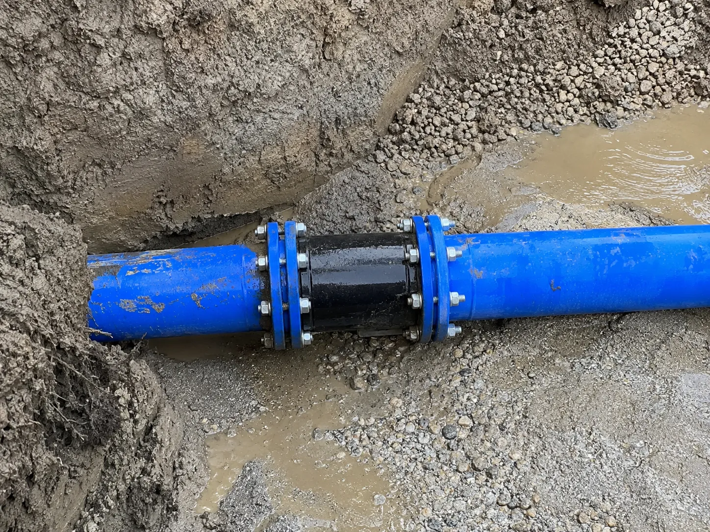 Emergency Watermain Repair in Markham being built and completed on site by Harrowgate Group