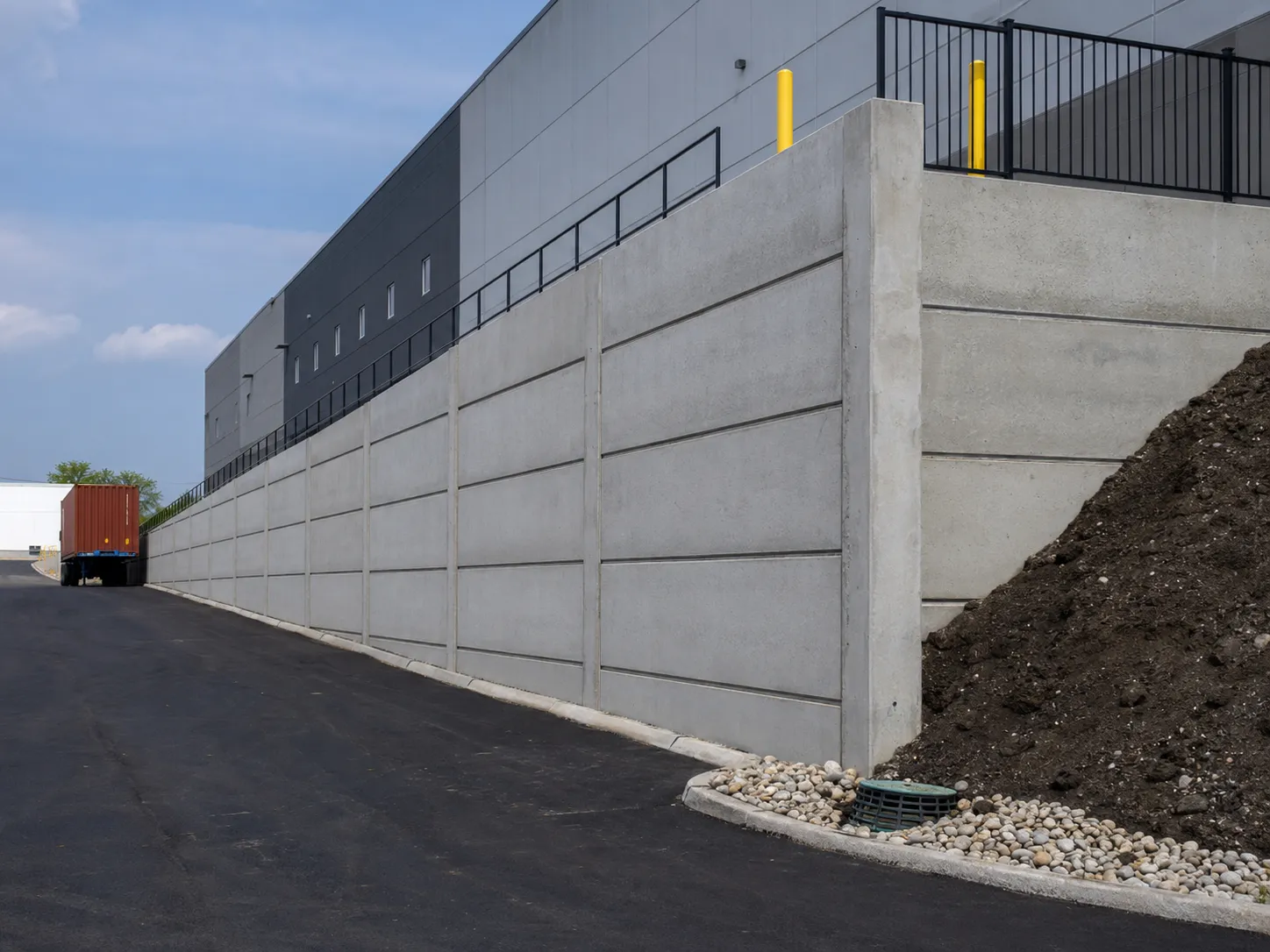 Completed Engineered Retaining Walls installation in Vaughan by Harrowgate Group