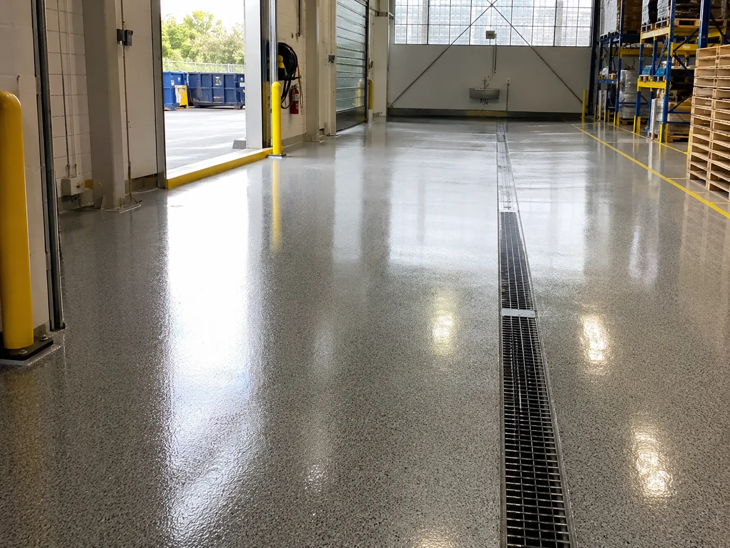 Completed Epoxy Floor Coatings installation in Pickering by Harrowgate Group