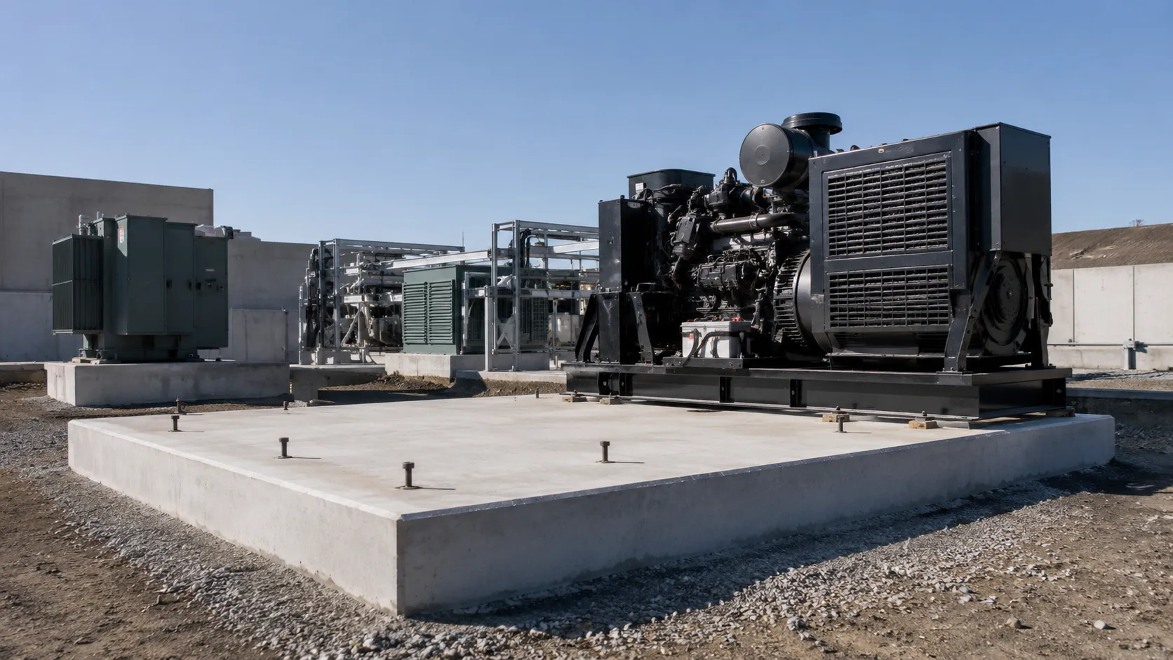 Equipment Pads and Machine Bases in Pickering, Ontario, self-performed and completed by Harrowgate Group