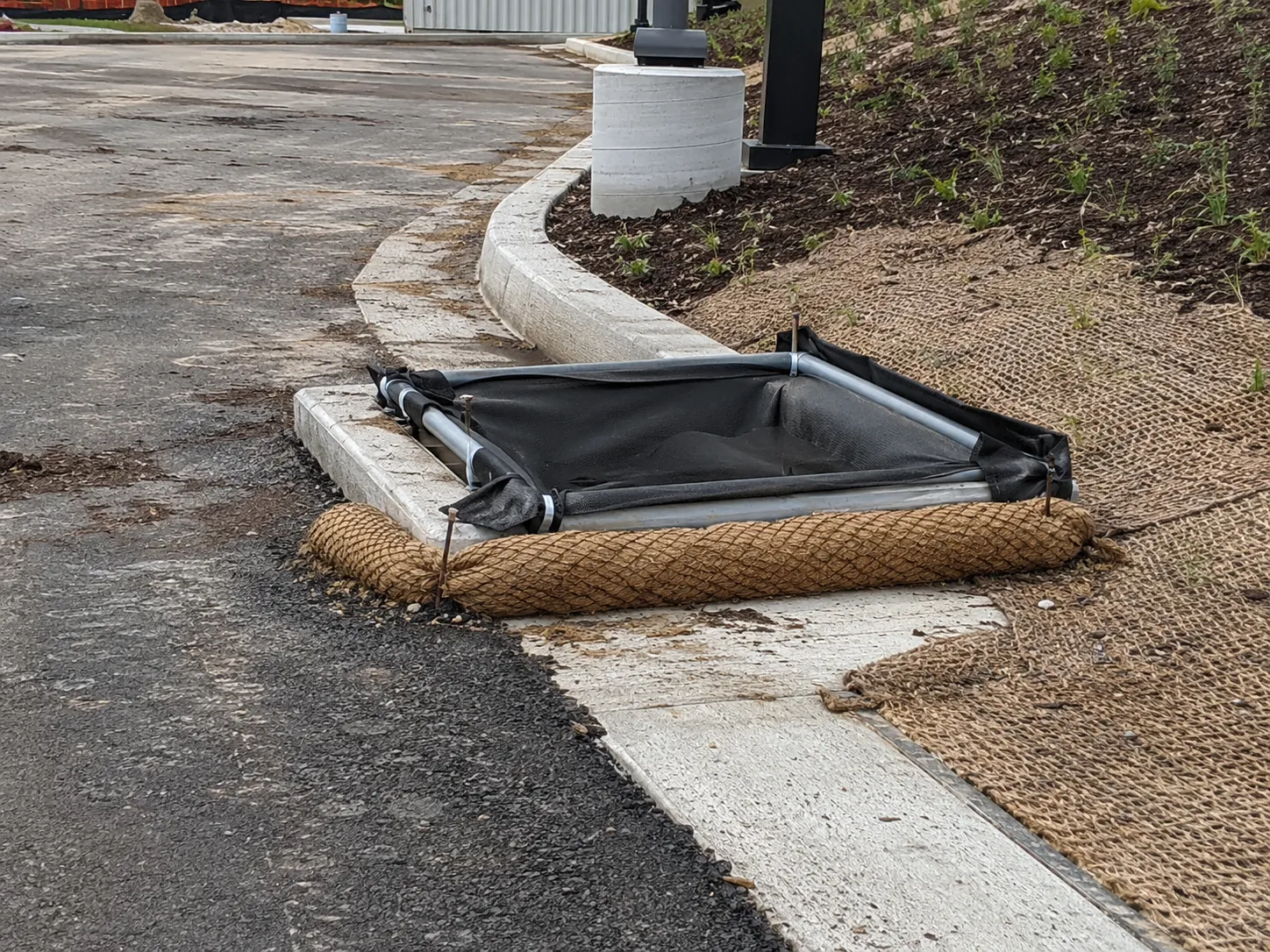 Erosion and Sediment Control in Pickering being built and completed on site by Harrowgate Group