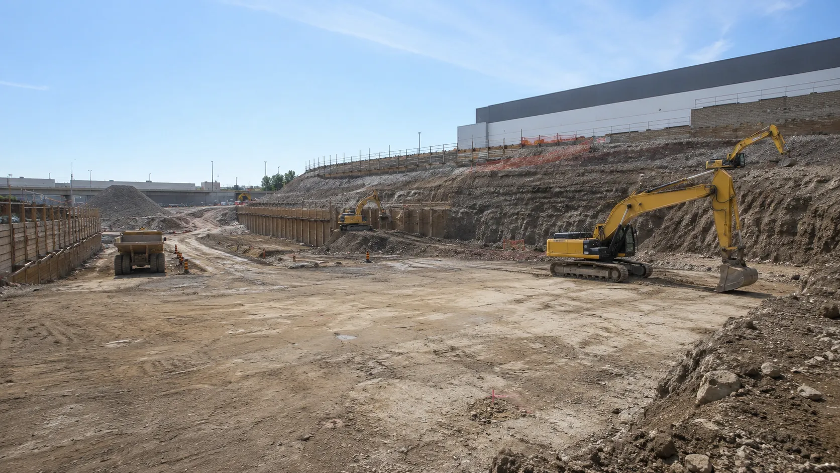Excavation Contractor, self-performed and completed by Harrowgate Group