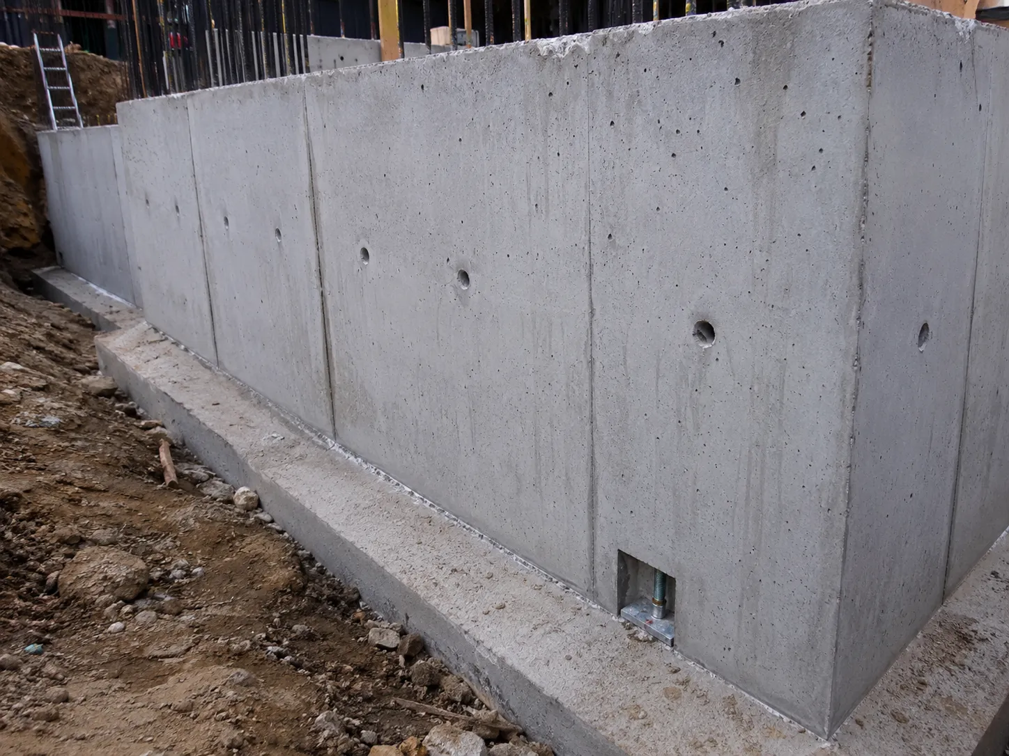 Foundation Walls in Aurora being built and completed on site by Harrowgate Group
