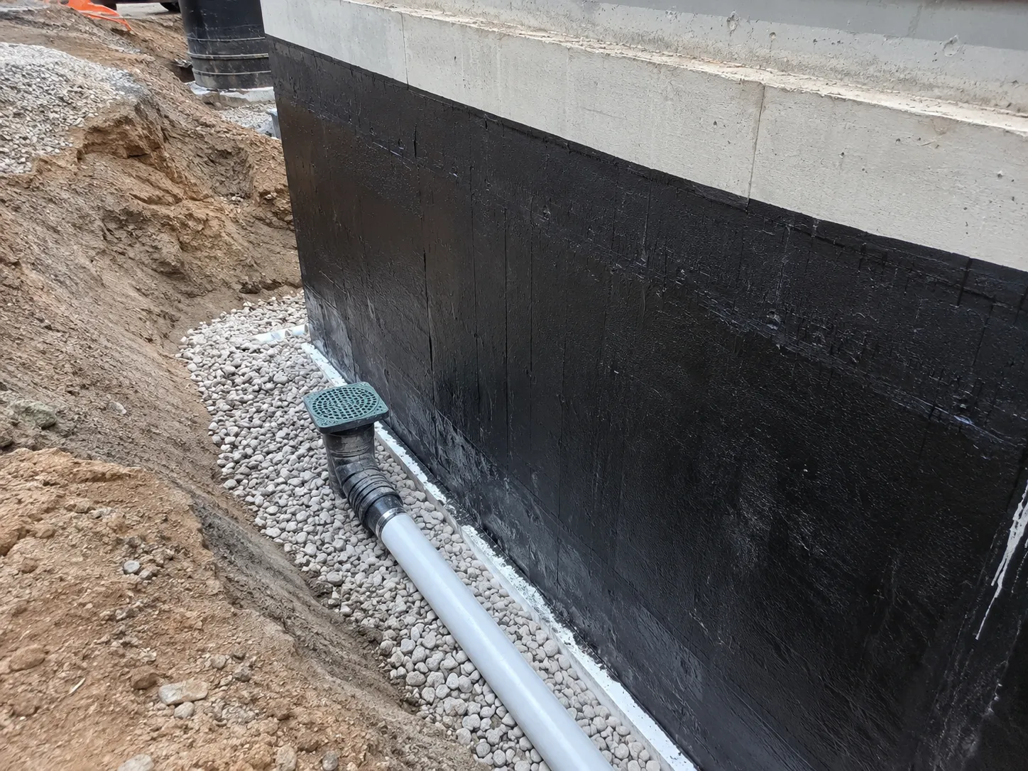 Foundation Waterproofing in Hamilton being built and completed on site by Harrowgate Group