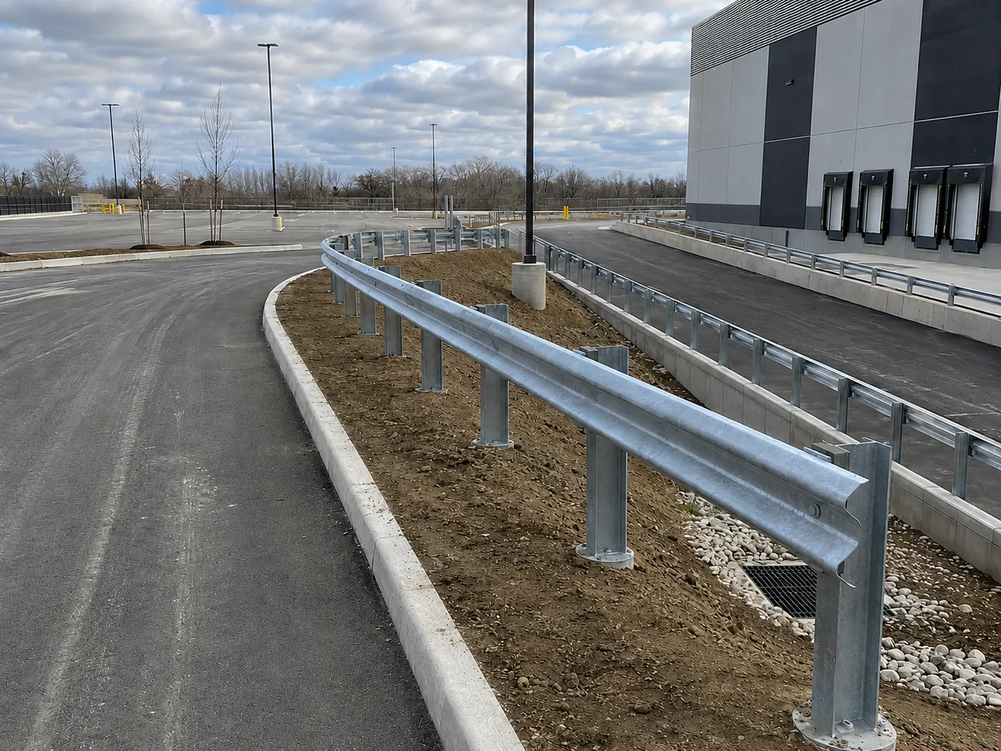 Completed Guardrail and Guide Rail Installation in Pickering by Harrowgate Group
