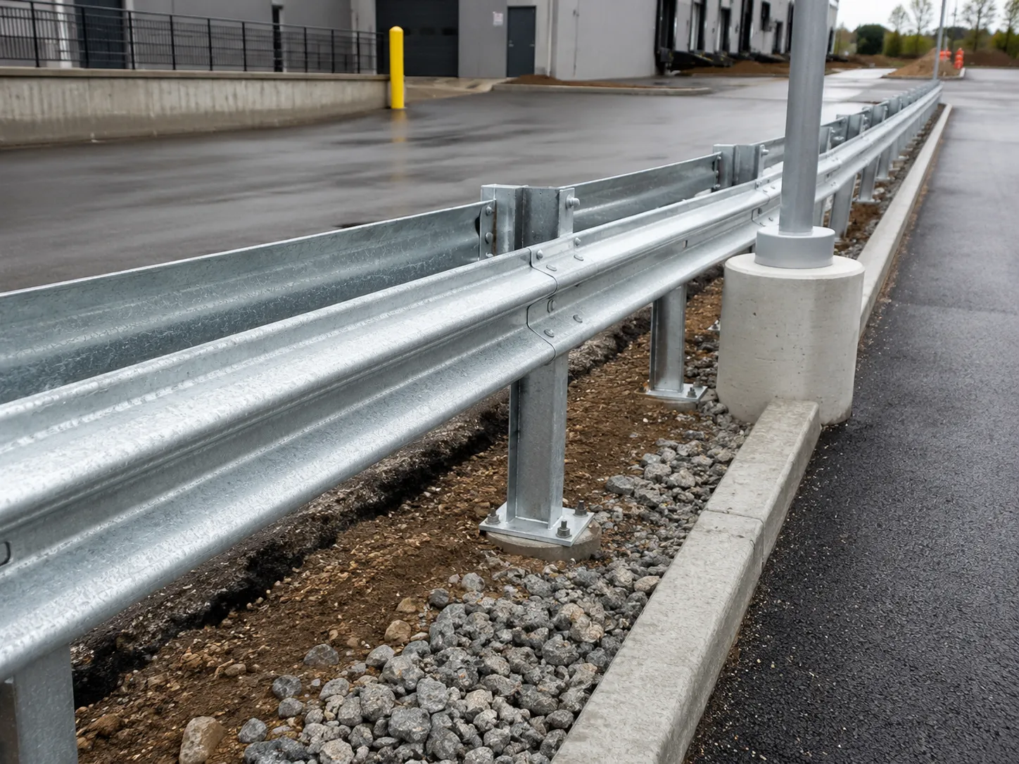 Guardrail and Guide Rail Installation in Pickering being built and completed on site by Harrowgate Group